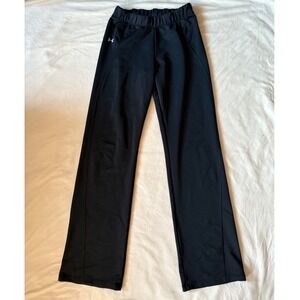 Under Armour Women Black Athletic Pants‎ Lounge Workout Size Medium